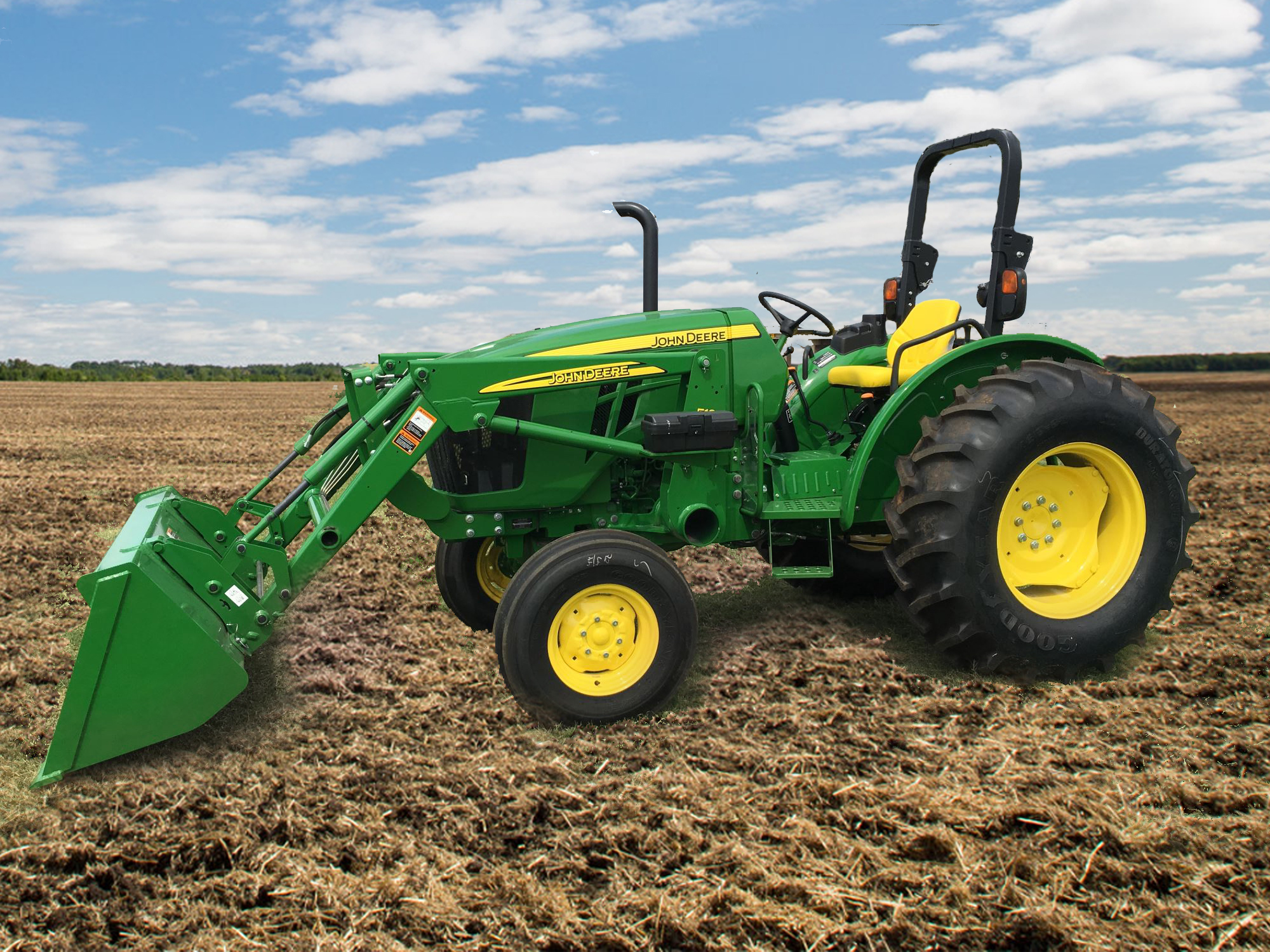 John Deere 5055E Tractor with Loader